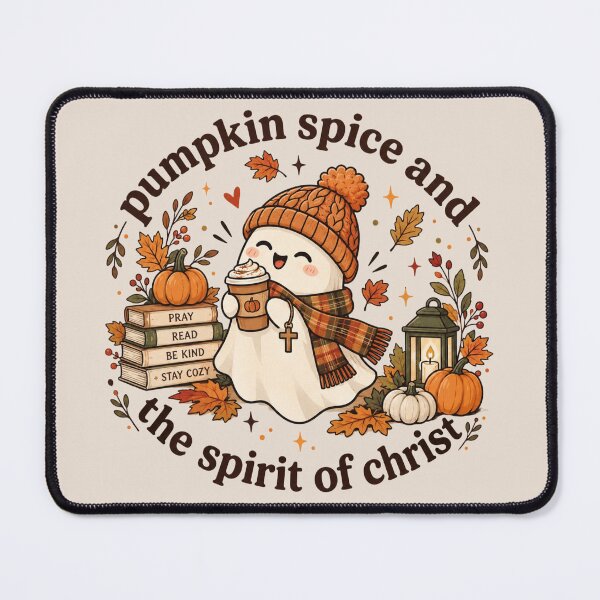 Item preview, Christian Halloween Ghost, Pumpkin Spice Faith, Cute Fall Jesus Gift, Bible Verse Autumn designed and sold by Quiajia.