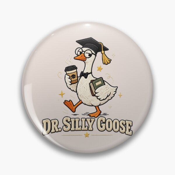 Item preview, Dr. Silly Goose PhD Graduation, Funny Doctorate Gift, Goose Graduate, Dissertation Humor designed and sold by Quiajia.