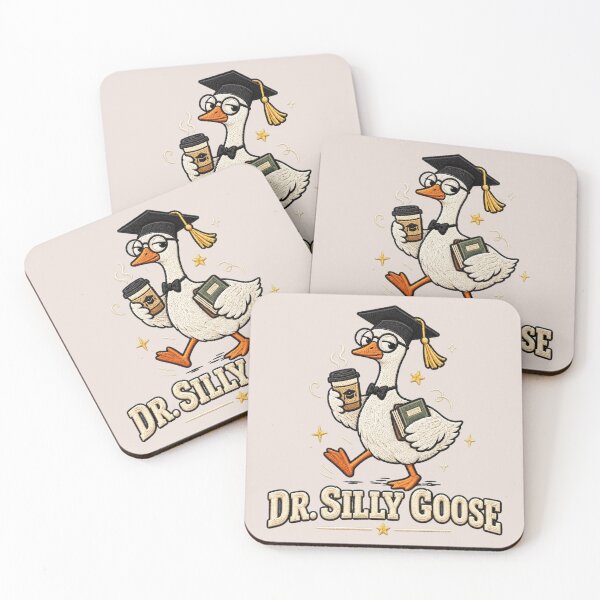 Item preview, Dr. Silly Goose PhD Graduation, Funny Doctorate Gift, Goose Graduate, Dissertation Humor designed and sold by Quiajia.
