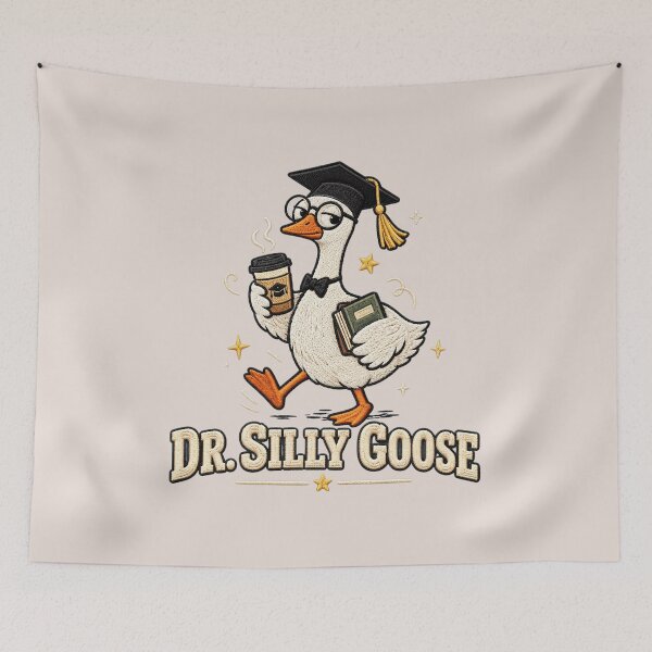 Item preview, Dr. Silly Goose PhD Graduation, Funny Doctorate Gift, Goose Graduate, Dissertation Humor designed and sold by Quiajia.
