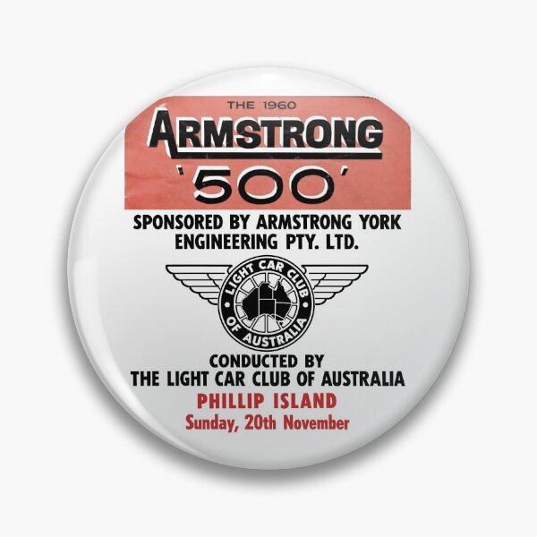 Item preview, 1960 Armstrong 500 Phillip Island Vintage Australian Motorsport Poster designed and sold by EdGraphy.