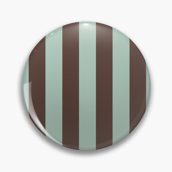 Item preview, Cabana stripes in chocolate brown and mint designed and sold by RishabhArts1.