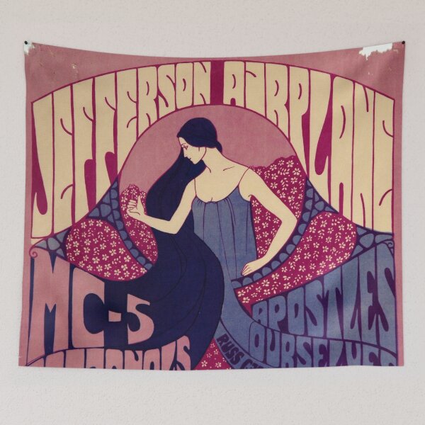 Item preview, Jefferson Airplane Original Custom Vintage Music Band Tee Unique Poster Wall Art designed and sold by Cool Robot Bro..