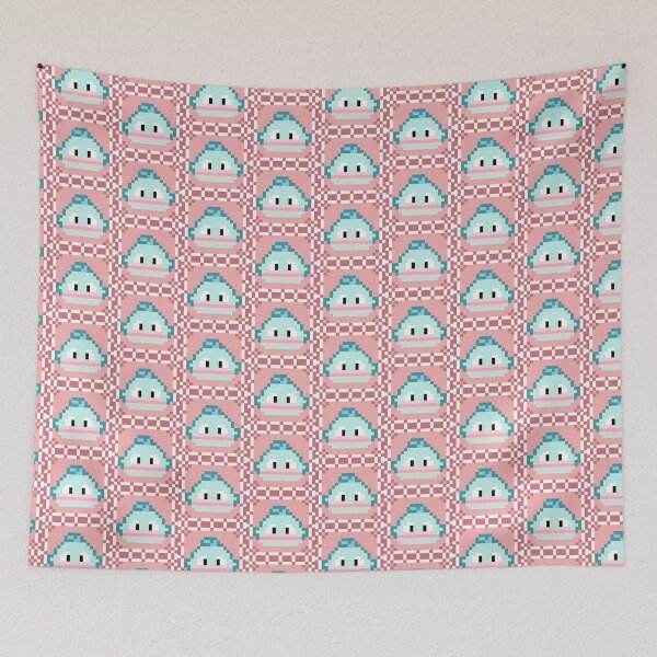 Item preview, Cute Hangyodon pixel stamp designed and sold by Georgiananas.