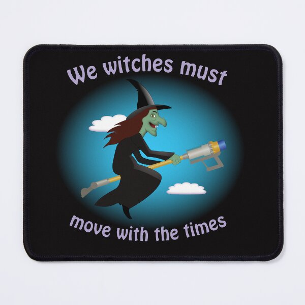 Item preview, Halloween witch moving with the times designed and sold by ChimaGraphics.