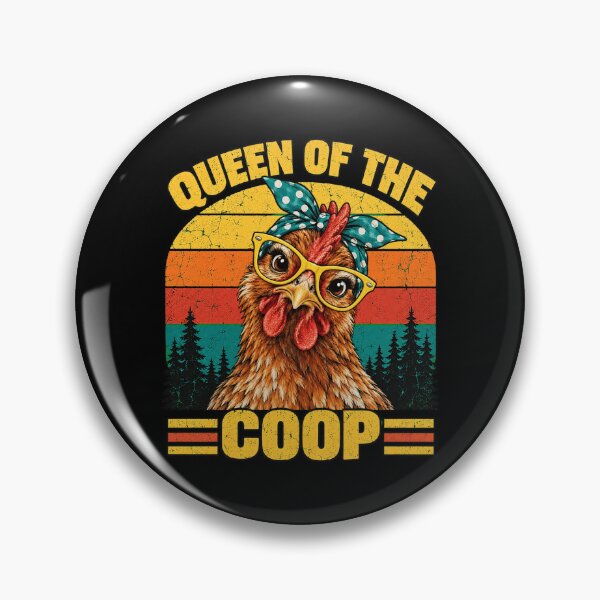 Item preview, Funny Chicken Queen of the Coop designed and sold by ROUX-ART.