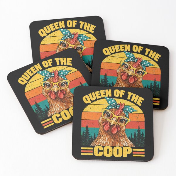 Item preview, Funny Chicken Queen of the Coop designed and sold by ROUX-ART.