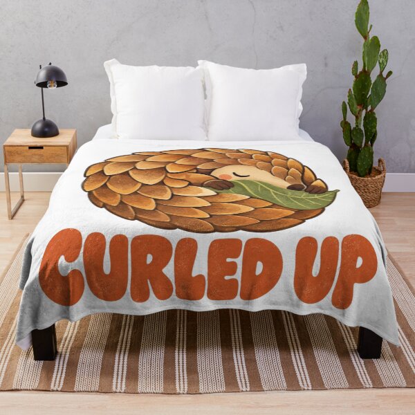 Item preview, Curled Up Cozy Pangolin Cute Animal Sticker designed and sold by Frenky Stickers.