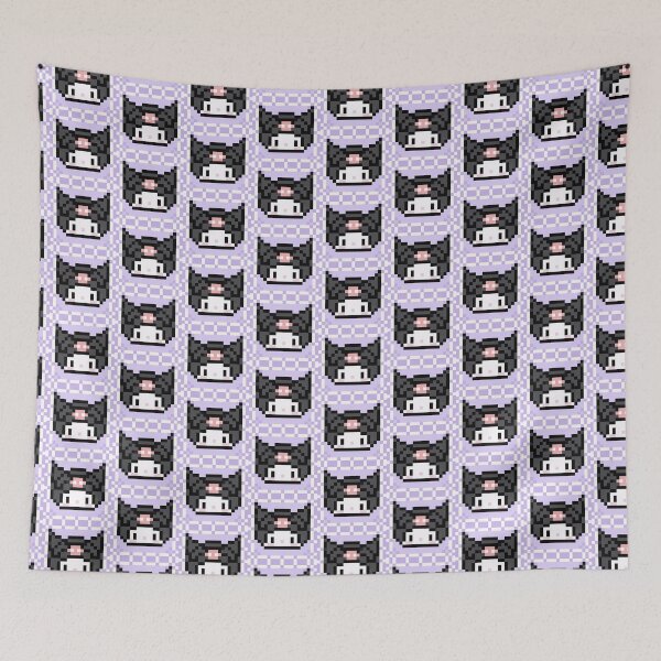 Item preview, Cute Kuromi pixel stamp designed and sold by Georgiananas.