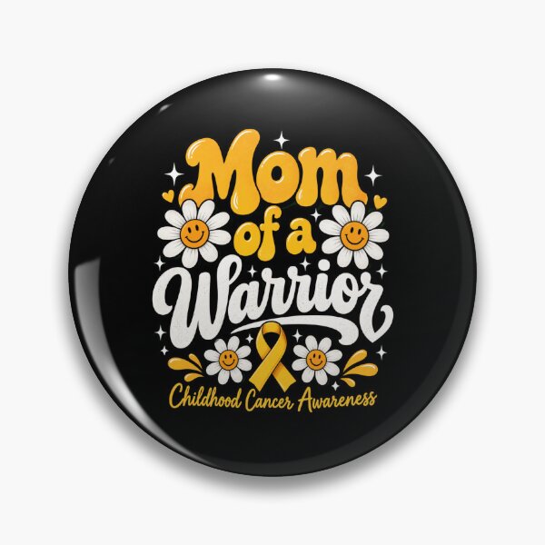Item preview, Childhood Cancer Awareness Mom of a Warrior designed and sold by ROUX-ART.