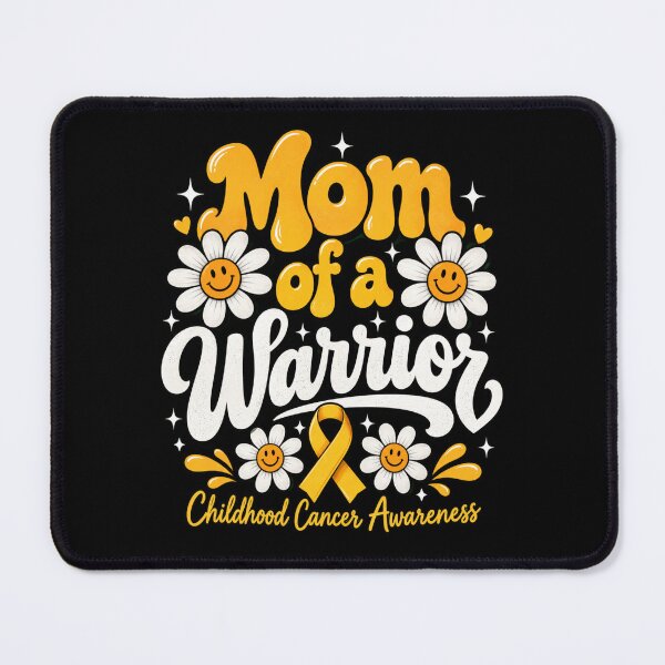 Item preview, Childhood Cancer Awareness Mom of a Warrior designed and sold by ROUX-ART.