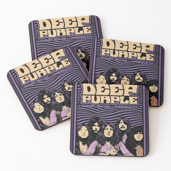 Item preview, Deep Purple Original Custom Vintage Music Band Tee Unique Poster Wall Art designed and sold by Cool Robot Bro..