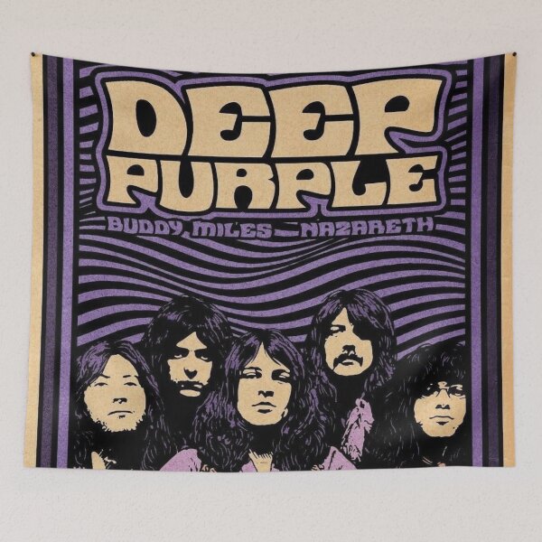 Item preview, Deep Purple Original Custom Vintage Music Band Tee Unique Poster Wall Art designed and sold by Cool Robot Bro..