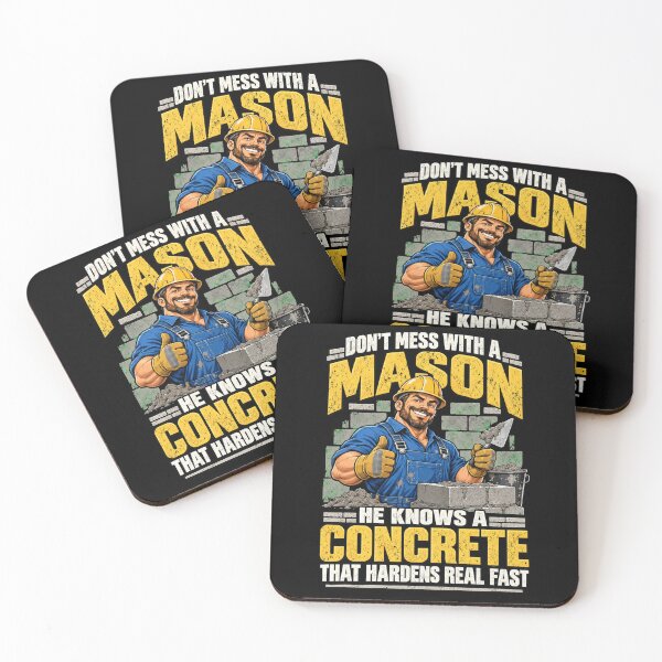Item preview, Mason Construction | Don’t Mess With a Mason designed and sold by ROUX-ART.