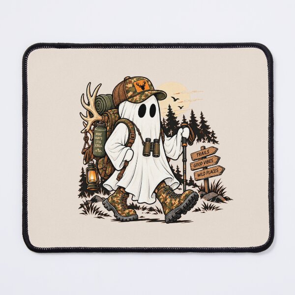 Item preview, Funny Ghost Hunter, Halloween Hunting, Camo Outdoors, Spooky Deer Hunting Gift designed and sold by Quiajia.