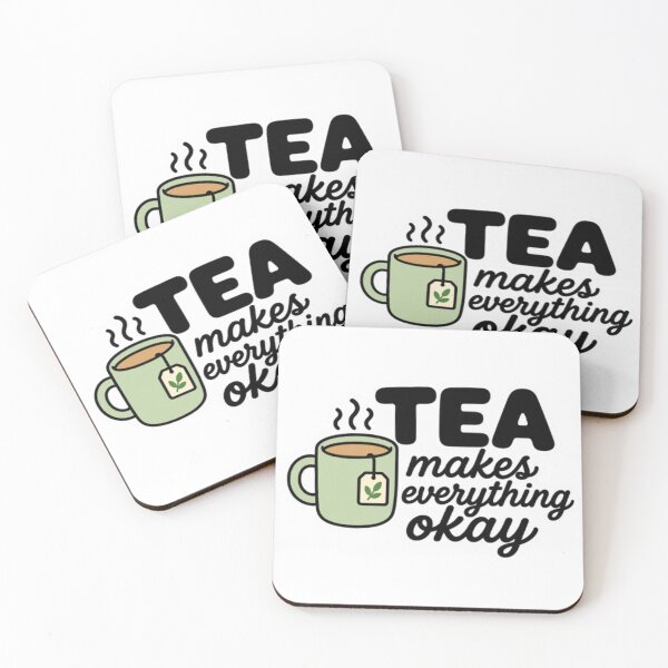 Item preview, Tea makes everything okay designed and sold by LongIslandDesgn.