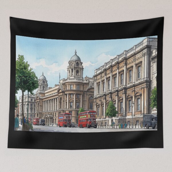 Item preview, Historic Whitehall and Old War Office, London designed and sold by ArtworkNorth.