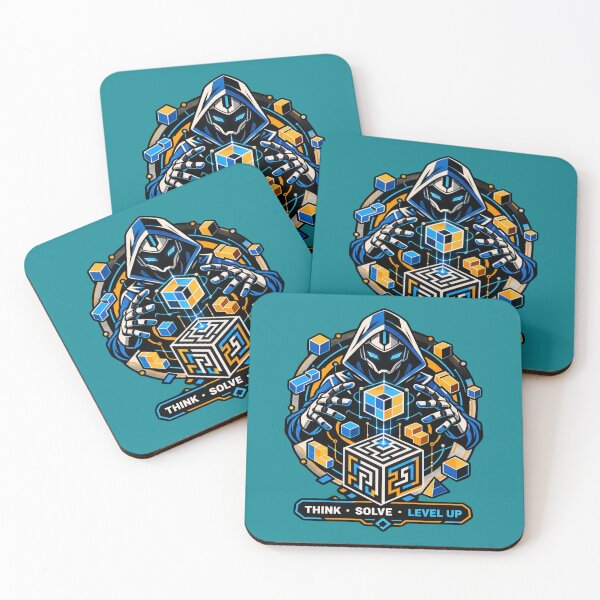 Item preview, Cyberpunk Puzzle Master Level Up designed and sold by PrintBreeze.