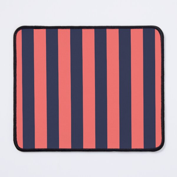 Item preview, Cabana stripes in Navy blue and coral designed and sold by RishabhArts1.