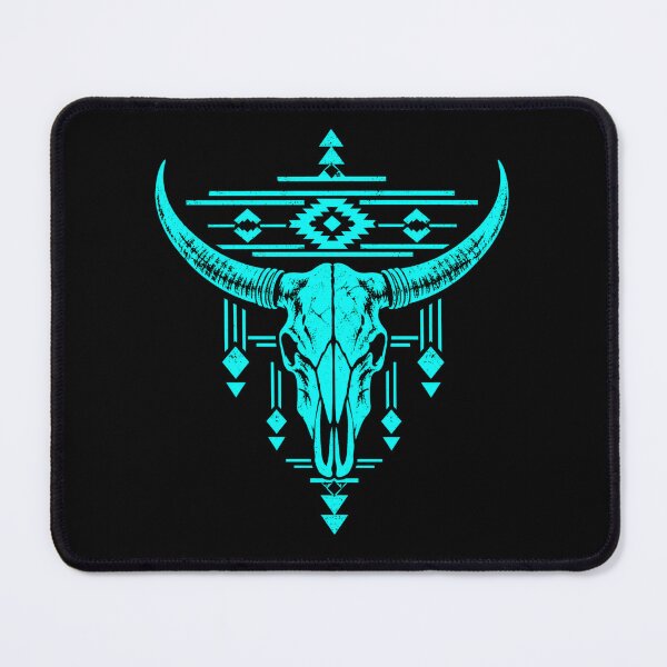 Item preview, Longhorn Skull Southwestern Geometric designed and sold by ROUX-ART.