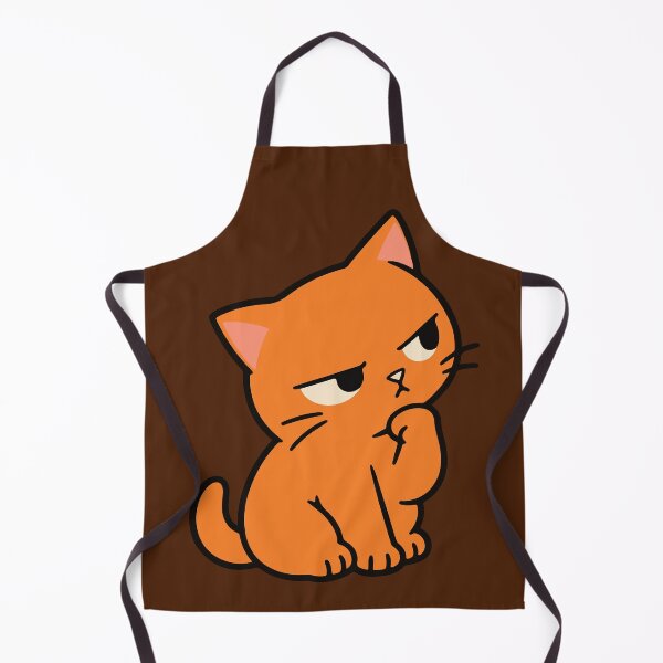 Item preview, Grumpy Orange Cat Cartoon – Sassy Funny Cat designed and sold by MewMade.