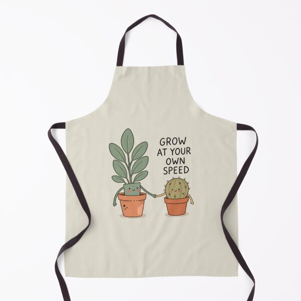 Item preview, Grow at Your Own Speed | Cute Plant & Cactus Growth Art designed and sold by MrDev.