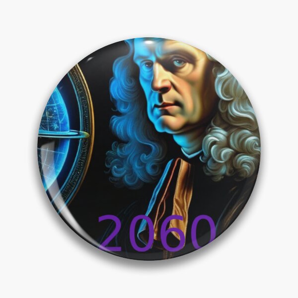 Item preview, Sir Isaac Newton 2060 designed and sold by TheDarkWardrobe.