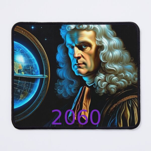 Item preview, Sir Isaac Newton 2060 designed and sold by TheDarkWardrobe.