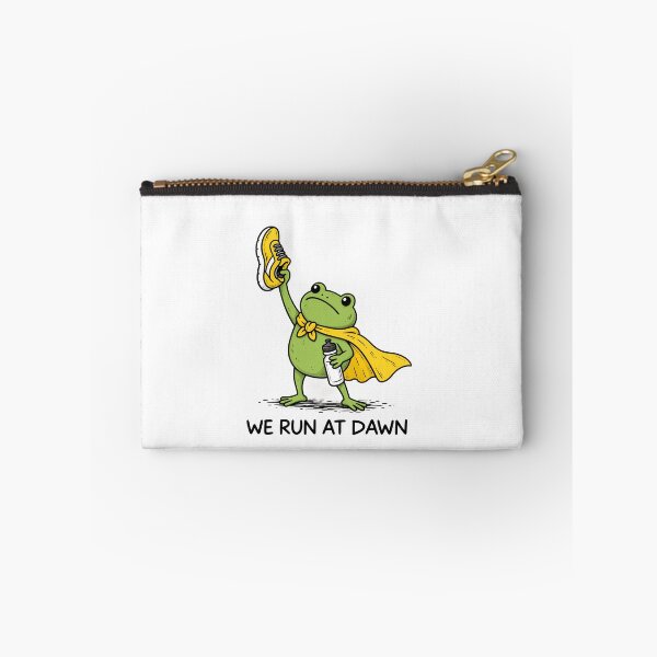 Item preview, We Run At Dawn Funny Runing Frog designed and sold by LASTIQUE-dd.