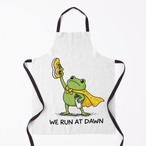 Item preview, We Run At Dawn Funny Runing Frog designed and sold by LASTIQUE-dd.