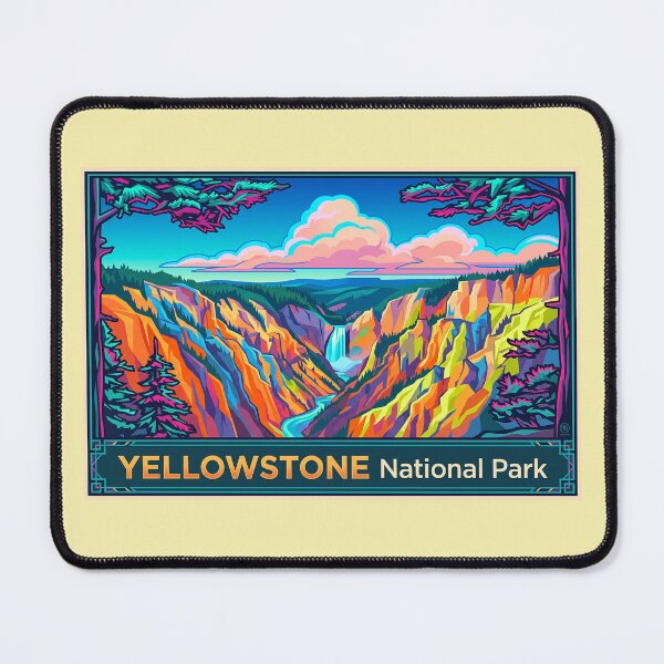 Item preview, Yellowstone National Park, Travel Poster designed and sold by ArtworkNorth.