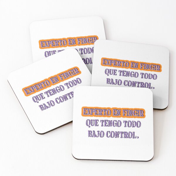Item preview,  Experto en fingir que tengo todo bajo control - Spanish quote designed and sold by Yamy Morrell Art and Design.