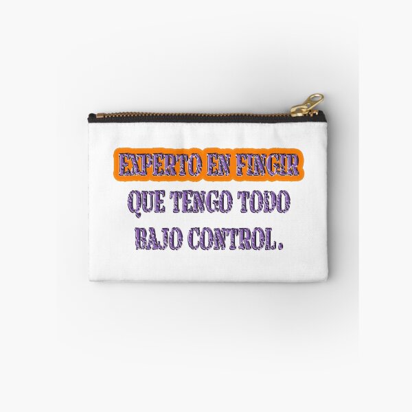 Item preview,  Experto en fingir que tengo todo bajo control - Spanish quote designed and sold by Yamy Morrell Art and Design.