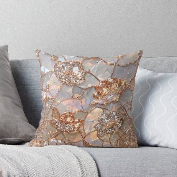 Item preview, Poinsettia Stained Glass Elegant designed and sold by BriSher.