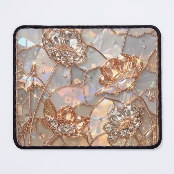 Item preview, Poinsettia Stained Glass Elegant designed and sold by BriSher.