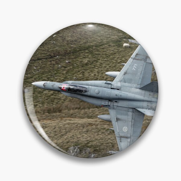 Item preview, Canadian Air Force F18 Hornet in the Mach Loop Wales designed and sold by deeve0.