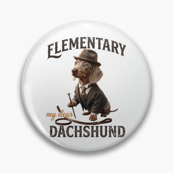 Item preview, Sherlock dachshund funny print designed and sold by RNGAPPAREL28.