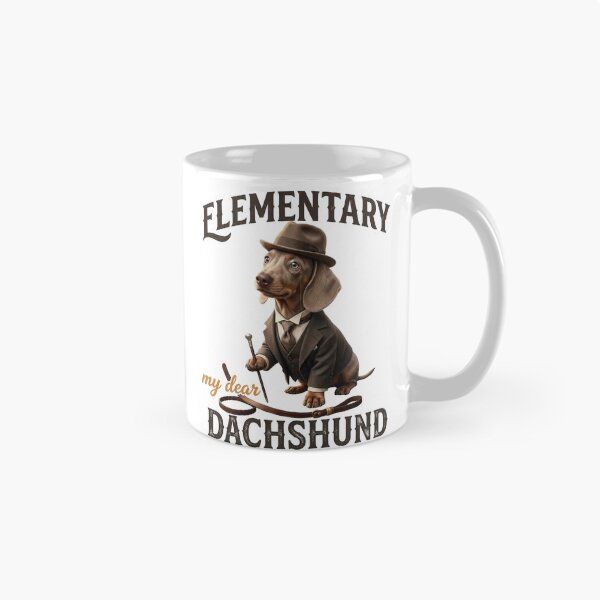 Item preview, Sherlock dachshund funny print designed and sold by RNGAPPAREL28.