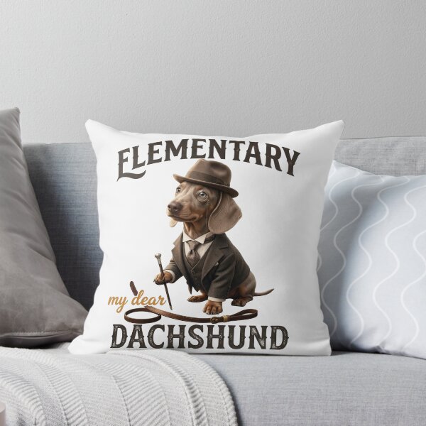 Item preview, Sherlock dachshund funny print designed and sold by RNGAPPAREL28.