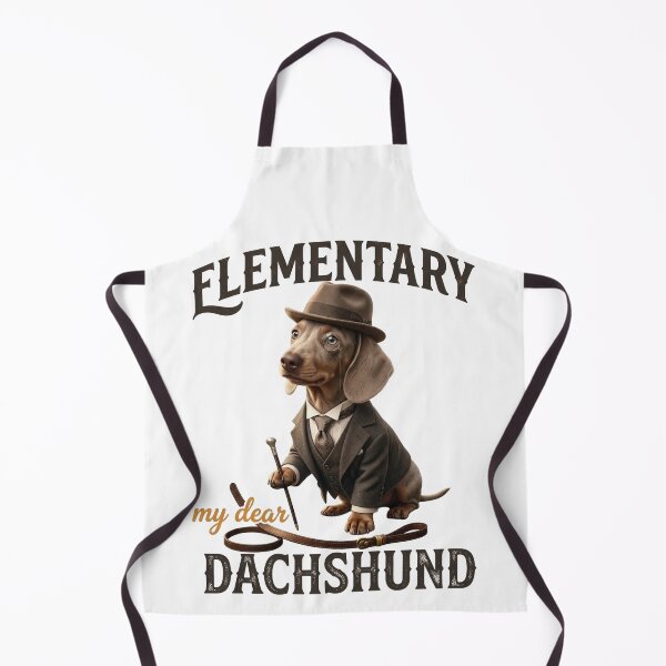 Item preview, Sherlock dachshund funny print designed and sold by RNGAPPAREL28.