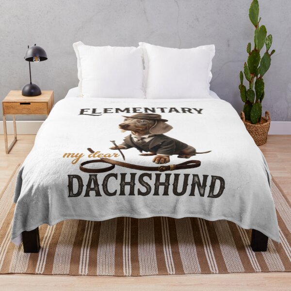 Item preview, Sherlock dachshund funny print designed and sold by RNGAPPAREL28.