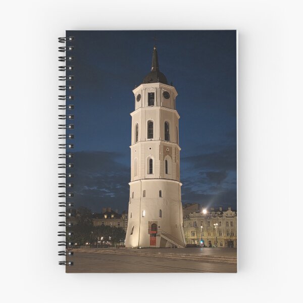 Item preview, Bell Tower Of Vilnius Cathedral By Night designed and sold by jonvin.