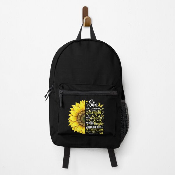 Item preview, Proverbs 31:25 Strength and Dignity Sunflower designed and sold by ROUX-ART.