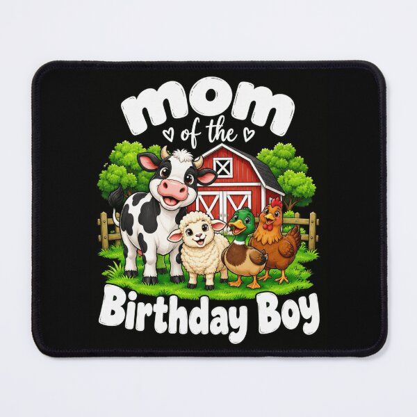 Item preview, Mom of the Birthday Boy Farm Animals designed and sold by ROUX-ART.