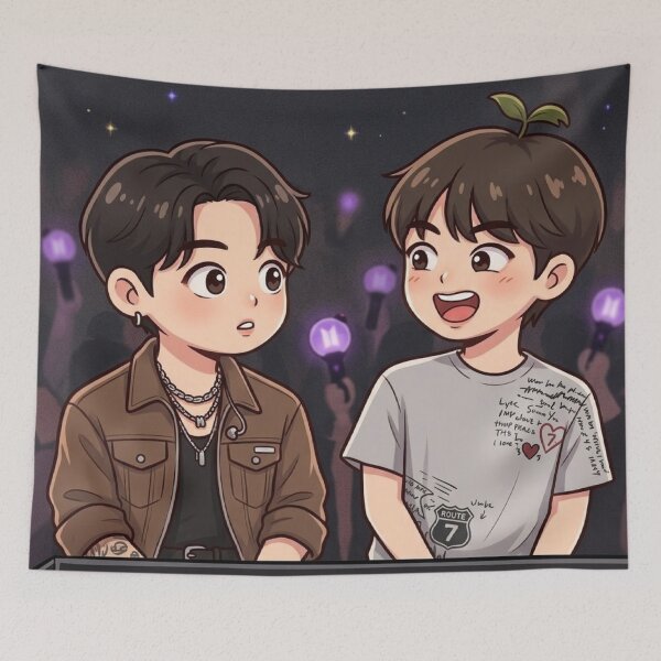 Item preview, Jungkook and Jin Stage Fanart / Jinkook Live Merch / Concert / Kpop Idols Gifts / Jinkook Funny / Stickers / Tshirt / Shirt / Pin / Pins / Cards / Poster / Bias designed and sold by TeenLake.
