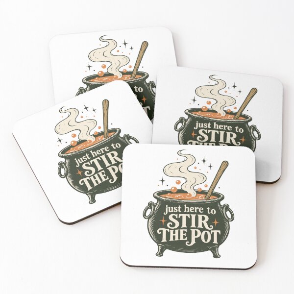 Item preview, Just Here to Sir the Pot - Witchy Humor designed and sold by CampAndCoast.