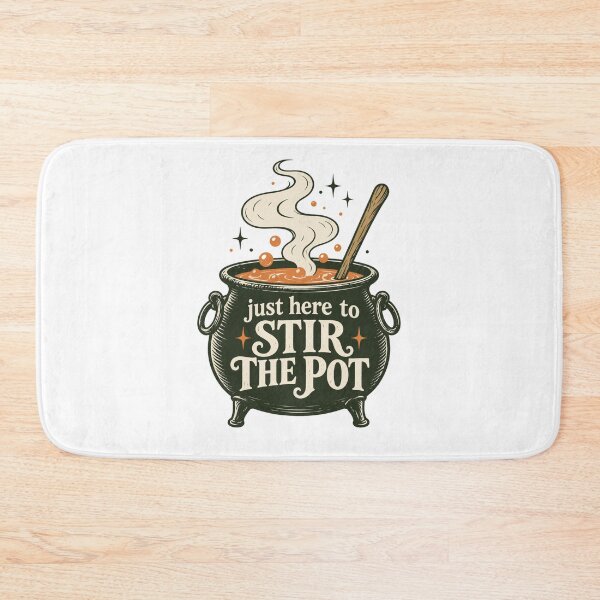 Item preview, Just Here to Sir the Pot - Witchy Humor designed and sold by CampAndCoast.