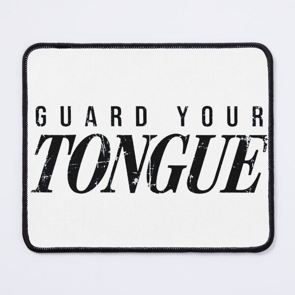 Item preview, Guard Your Tongue - Wisdom Quote Minimalist Typography designed and sold by Quiet Wisdom.