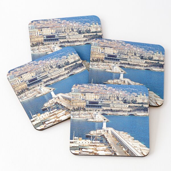 Item preview, Monte Carlo, Monoco, June 16, 1958, View of Monte Carlo, Hercules Harbor designed and sold by AMacGPhilly.