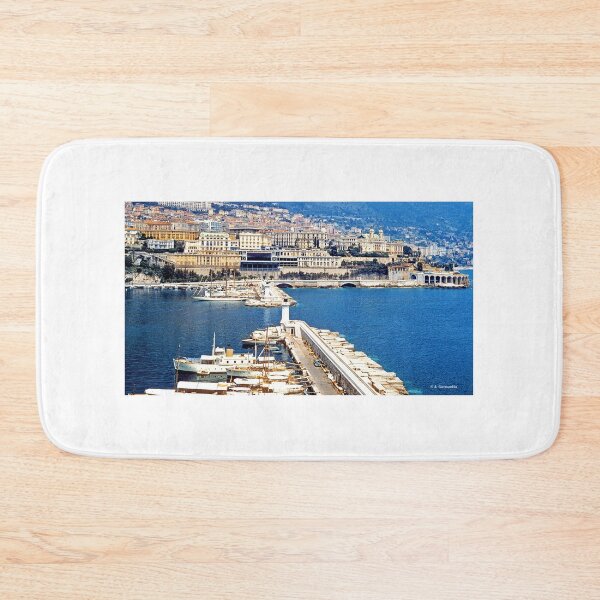 Item preview, Monte Carlo, Monoco, June 16, 1958, View of Monte Carlo, Hercules Harbor designed and sold by AMacGPhilly.